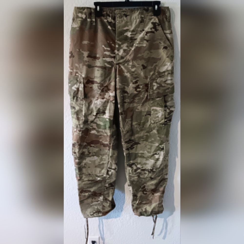OCP Combat Trousers ACU Unisex Sz Medium Regular Camo Ripstop Pants